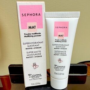 Sephora Supr Matte Moisturizer Matte Hydra - Pink and White 0.33oz/10ml